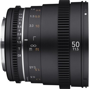 SAMYANG 50mm T1.5 Mark II Fujifilm X Mount Cine Lens - Thumbnail