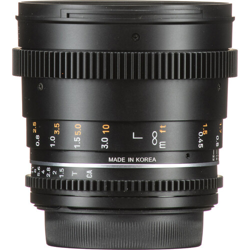 Samyang 50mm T1.5 VDSLR MK2 Cine Lens (Canon EF)