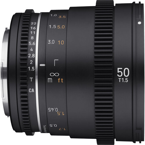 Samyang 50mm T1.5 VDSLR MK2 Cine Lens (Fujifilm X)