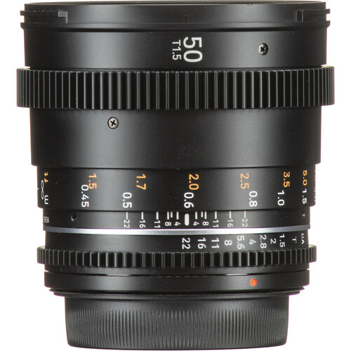 Samyang 50mm T1.5 VDSLR MK2 Cine Lens (Fujifilm X)