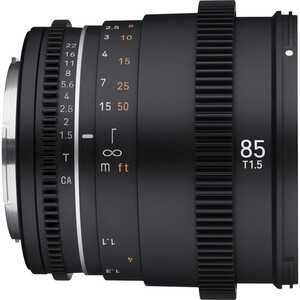Samyang 85mm T1.5 VDSLR MK2 Cine Lens (Canon EF) - Thumbnail