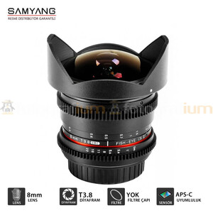 Samyang - Samyang 8mm T/3.8 Video Lens