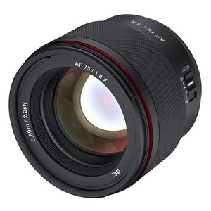 Samyang AF 75mm F/1.8 X Lens (Fujifilm X) - Thumbnail
