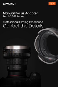 Samyang V-AF MF Manuel Focus Adaptörü - Thumbnail