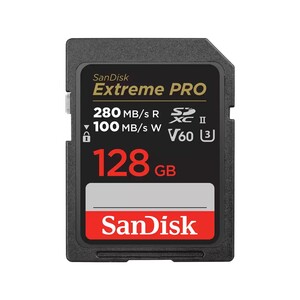 Sandisk - SanDisk 128GB 280MB/s Extreme PRO V60 SDXC™ UHS-II Hafıza Kartı