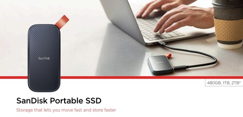 SanDisk 1TB Taşınabilir SSD (SDSSDE30-1T00-G25)