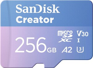 Sandisk - SanDisk 256GB 190MB/s Creator Series V30 UHS-II MicroSD Hafıza Kartı (1)
