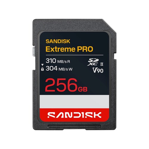 Sandisk 256GB 310Mb/s Extreme PRO SDXC UHS-II V90 Hafıza Kartı (SDSDXDE-256G-GN4IN)