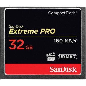 Sandisk - Sandisk 32GB 160mb/s Extreme PRO Compact Flash Kart