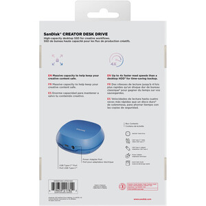 SanDisk 4TB Creator Desk Drive SSD (USB 3.2 Gen 2) - Thumbnail