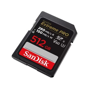 Sandisk - SanDisk 512GB 280MB/s Extreme PRO V60 SDXC™ UHS-II Hafıza Kartı (1)