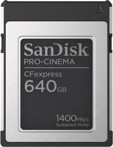 Sandisk - SanDisk 640GB PRO-Cinema CFexpress Type B Hafıza Kartı (SDCFEC-640G-GN4NN)