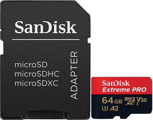 Sandisk - SanDisk 64GB 200MB/s Extreme Pro MicroSD Hafıza Kartı