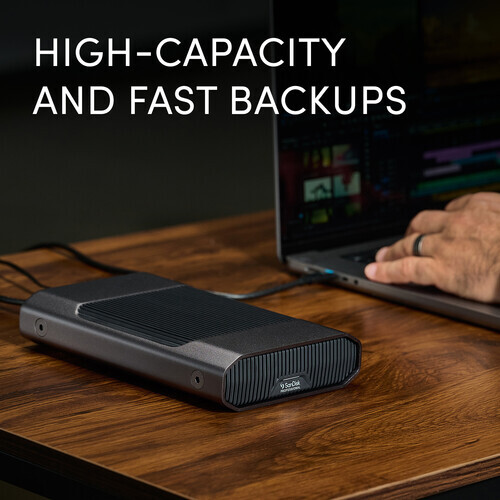 SanDisk Professional 12TB G-DRIVE Enterprise-Class USB 3.2 Gen 2 Taşınabilir Harici Disk