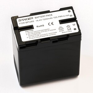 Sanger NP-BPU60 Sony Kamera Batarya - Thumbnail