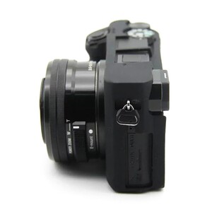 Sanger - Sanger Silikon Kılıf Sony A6300 Uyumlu Siyah (1)