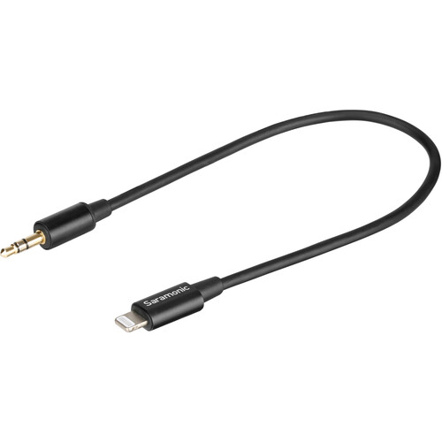 Saramonic SR-C2000 3,5 mm TRS Erkek - Lightning Adaptör Kablosu (23 cm)