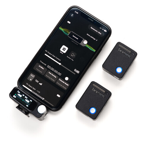 Saramonic Ultra 2 Kişilik Kablosuz Yaka Mikrofonu (Beyaz)