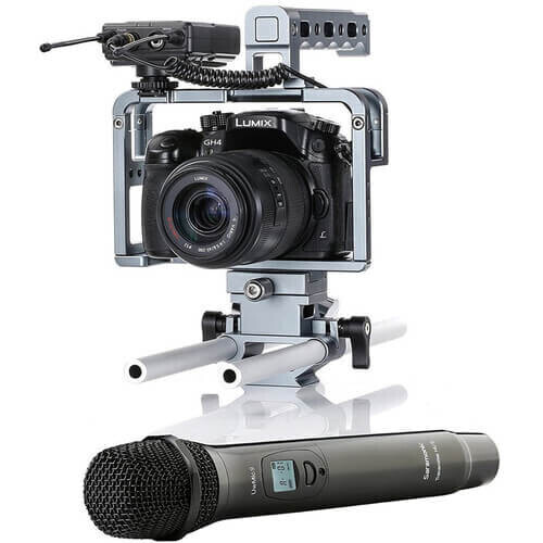 Saramonic UwMic9 Kit4 (RX9 HU9) 1 Verici 1 Alıcı Kablosuz El Mikrofonu