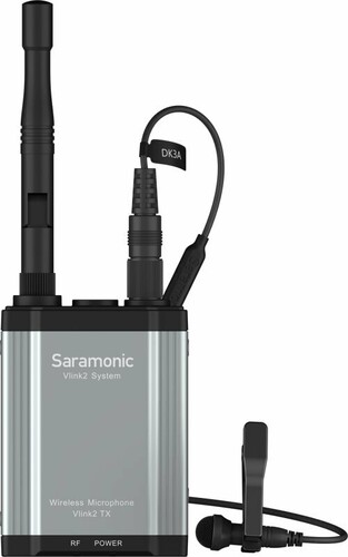 Saramonic Vlink2 Kit2 (TX+TX+RX) 2.4 GHz Kablosuz Mikrofon Sistemi