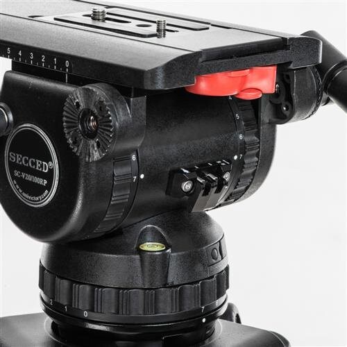 Secced Reach Plus 4 Profesyonel Tripod - Karbon Fiber