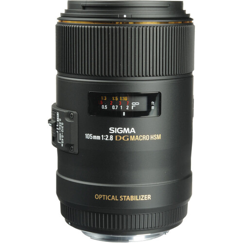 Sigma 105mm f/2.8 EX DG OS HSM Macro Lens (Nikon F)