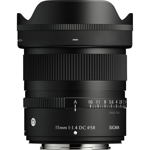 Sigma 15mm F1.4 DC Contemporary Lens (Fujifilm X Mount)