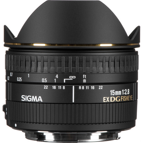 Sigma 15mm f/2.8 EX DG Diagonal Balıkgöz Lens (Canon EF)