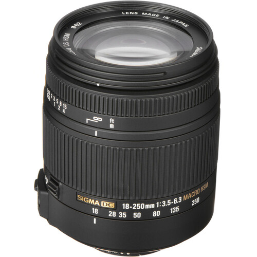 Sigma 18-250mm f/3.5-6.3 DC Macro OS HSM Lens (Canon EF)