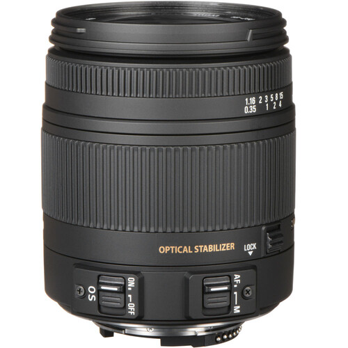 Sigma 18-250mm f/3.5-6.3 DC Macro OS HSM Lens (Nikon F)
