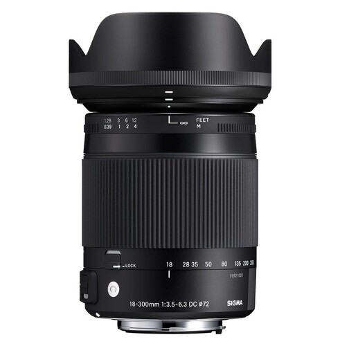 Sigma 18-300mm f/3.5-6.3 DC Macro OS HSM | C Lens (Canon EF)