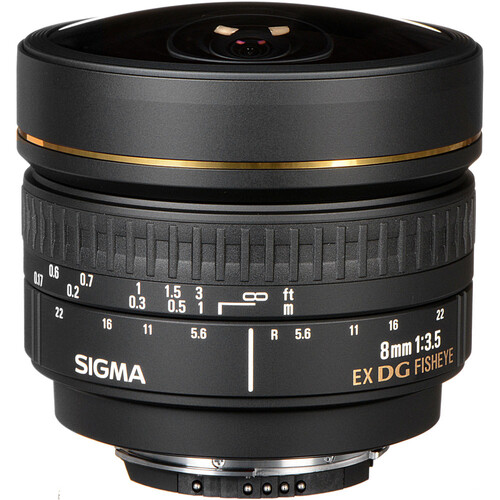 Sigma 8mm f/3.5 EX DG Balık Gözü Lens (Canon)