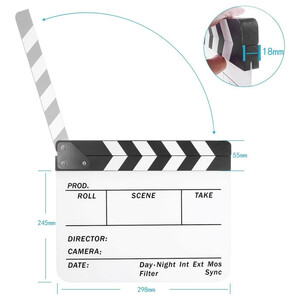 Kaiseberg - Sinema ve Televizyon İçin Profesyonel Klaket (Beyaz) (1)