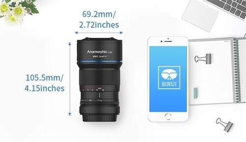 Sirui 50mm f/1.8 Anamorphic Lens (MFT Mount)