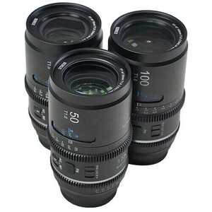 Sirui Astra Series AF T1.8 1.33x Full Frame Blue Flares Anamorphic Nikon Z Mount 3'lü Lens Kit - Thumbnail