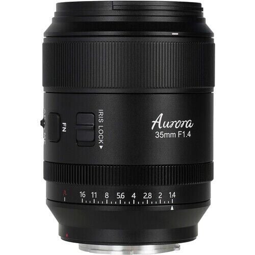 Sirui AURORA 35mm F1.4 Auto-Focus Lens (Fuji X Mount, Siyah)