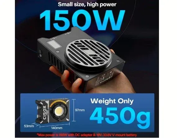 Sirui - SIRUI CX150 150W Bi-Color LED Video Işığı (1)