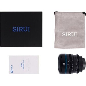 Sirui Nightwalker 55mm T1.2 S35 Cine Lens (E Mount, Siyah) - Thumbnail