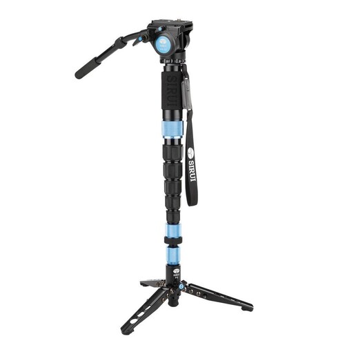 Sirui P-326SR Karbon Fiber Monopod VH-10 Fluid Ball Head