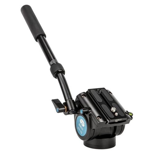 Sirui P-326SR Karbon Fiber Monopod VH-10 Fluid Ball Head