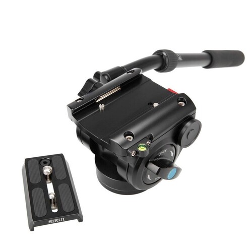 Sirui P-326SR Karbon Fiber Monopod VH-10 Fluid Ball Head
