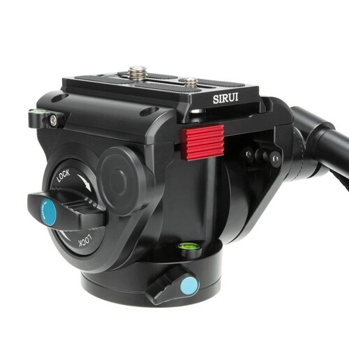 Sirui P-326SR Karbon Fiber Monopod VH-10 Fluid Ball Head