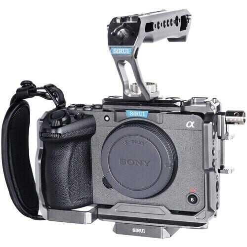 Sirui Sony FX3 & FX30 için Kamera Kafesi Kiti (Top Handle ile) - Gun Metal