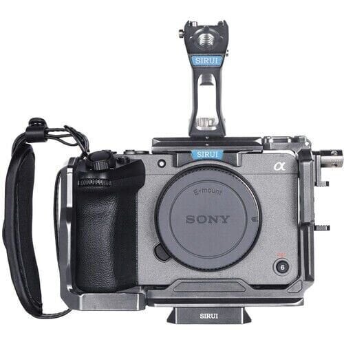 Sirui Sony FX3 & FX30 için Kamera Kafesi Kiti (Top Handle ile) - Gun Metal