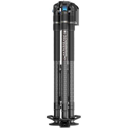 Sirui SVS75 Rapid-System Karbon Fiber Video Tripod Kiti (SVH15 Kafa ile)