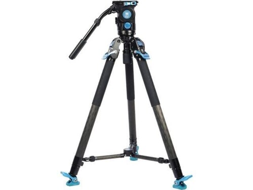 Sirui SVT75 PRO Rapid Karbon Fiber Video Tripod Kiti (SVH15 Kafa ile)
