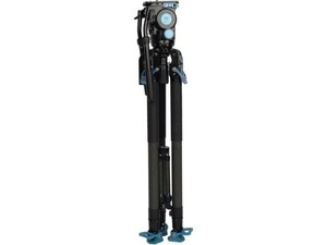 Sirui SVT75 PRO Rapid Karbon Fiber Video Tripod Kiti (SVH15 Kafa ile) - Thumbnail