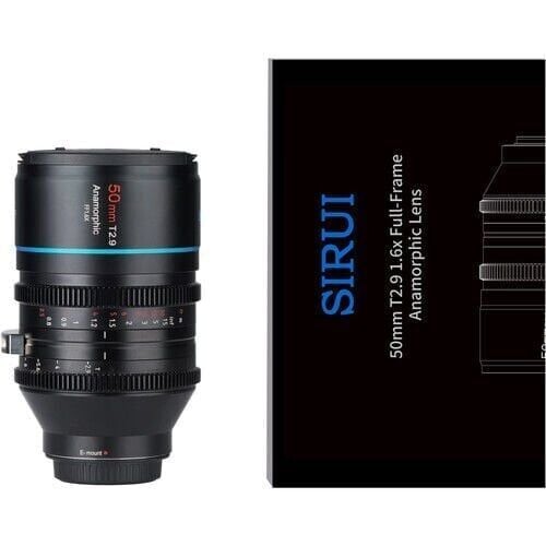 Sirui VENUS 50mm T2.9 1.6x Full-Frame Anamorfik Lens (E Mount)