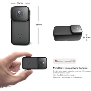 SJCAM C200 Mini Aksiyon Kamera - Thumbnail