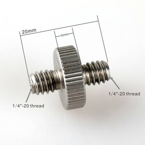 SmallRig - SmallRig 1/4 ''- 1/4'' dişli Çift Başlı Vida 5 adet 1879 (1)